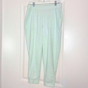 2/$30 Dia & Co Mint Green Silky Soft Velveteen Cozy Lounge pants with POCKETS PS